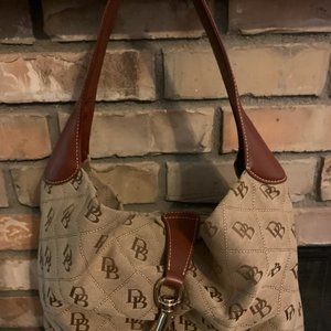 Dooney&Bourke Signature Canvas Hobo Shoulder bag